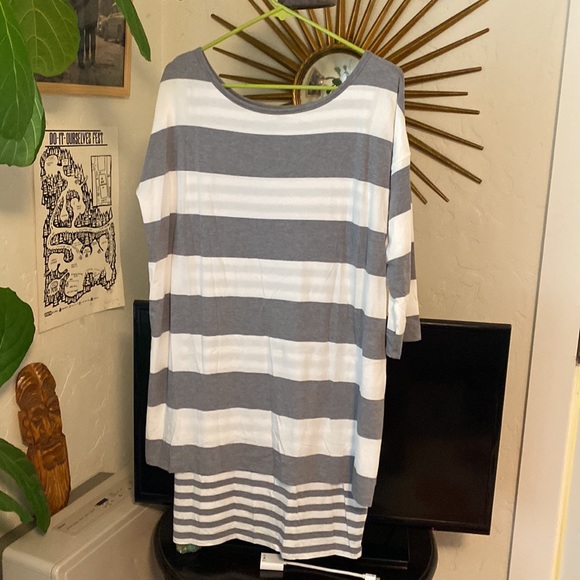 Garnet hill striped knit dress - Picture 3 of 4